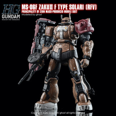 G-Rework CD-H254 Premium Decal for HG Rfv Ms-O6F Zakuii F Type Solari